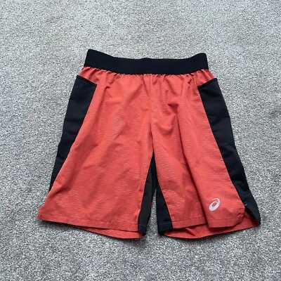 Asics Shorts Adult Small Orange Active Lightweight Performance Running 9 in Mens - Image 1 of 4