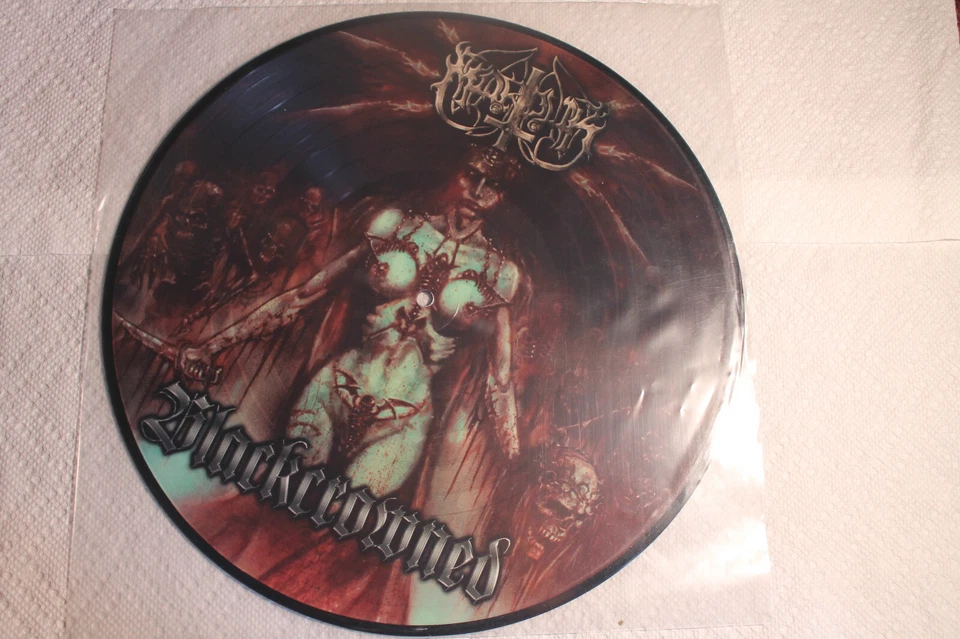 Marduk - Blackcrowned Swedish Blooddawn Prod #500 PICTURE disc LP BLACK metal - Image 1 of 1