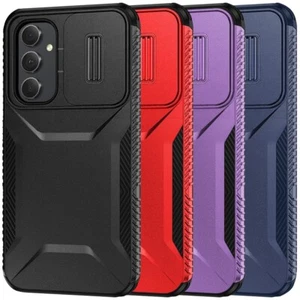 For Samsung Galaxy S24 FE Case Tough Hybrid Heavy Duty W/Camera Privacy Cover - Picture 1 of 20