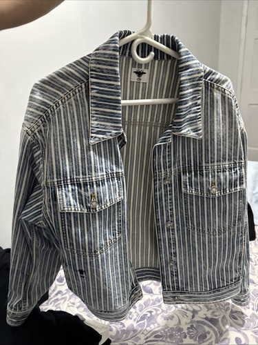 Dior giacca denim donna oversize retro nuova taglia 42 con etichette