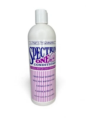 Acondicionador Chris Christensen Spectrum One 16 oz abrigo grueso y áspero perro y gato Foto 1 de 4