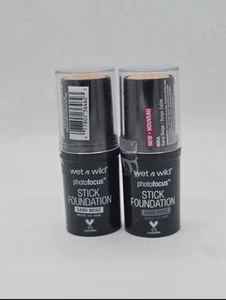 Wet N Wild Photo Focus Stick Foundation #865A Sand Beige. QTY:2 - Picture 1 of 4