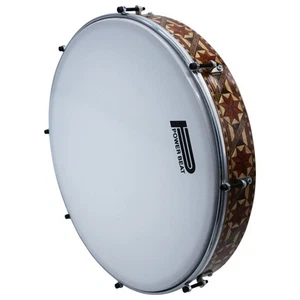 The 16"" Gawharet El Fan Profesional Egipcio Madera Bandir (Bendir) - (Ban7) - Imagen 1 de 4