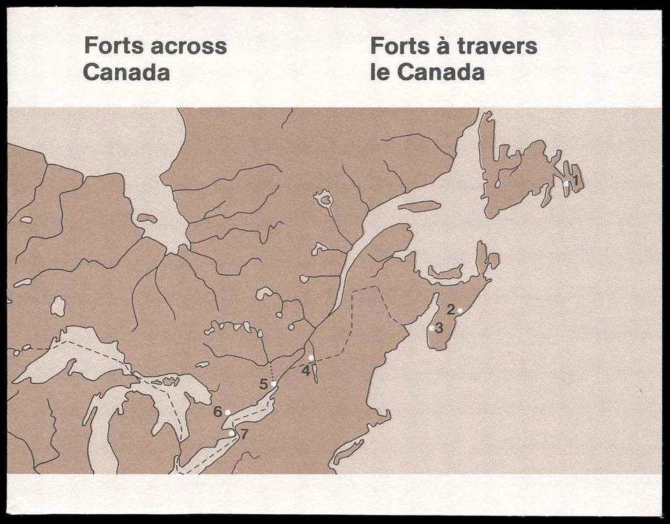 Canada Stamps Booklet of 10, Canadian Forts - 2, #1059a, BK87 MNH - Image 1 of 2