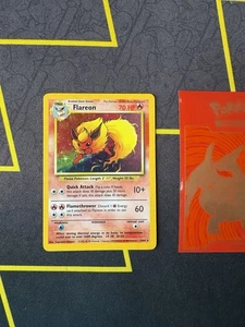 Pokémon Card Flareon 03/64 No symbol Error Jungle Holo Rare 154💎NM LP +💎 - Picture 1 of 5