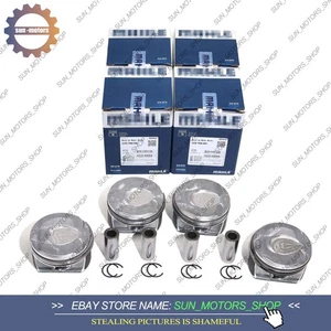 MAHLE 4x Pistons &Rings Set Φ77+0.5mm For Mini Cooper R55 R57 R56 1.6T N14B16A - Picture 1 of 5