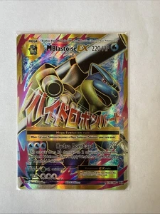 Pokémon TCG M Blastoise EX Full Art Ultra Rare Card 102/108 XY Evolutions - Picture 1 of 6