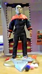 Custom Mego Star Trek Deep Space Nine Commander Sisko Figure - Picture 1 of 1