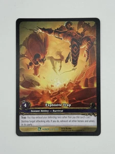 World of Warcraft TCG Honor 28/208 Extended Art Explosive Trap - Picture 1 of 1