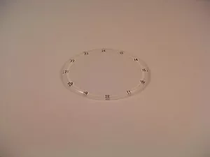 Repuesto de pieza de reloj 24 horas esfera cristal 31,50mm plano redondo cristal C54 - Imagen 1 de 4