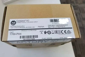 New Sealed 1769-PA4 SER A CompactLogix I/O Power Supply Module 120/240V AC Input - Picture 1 of 1