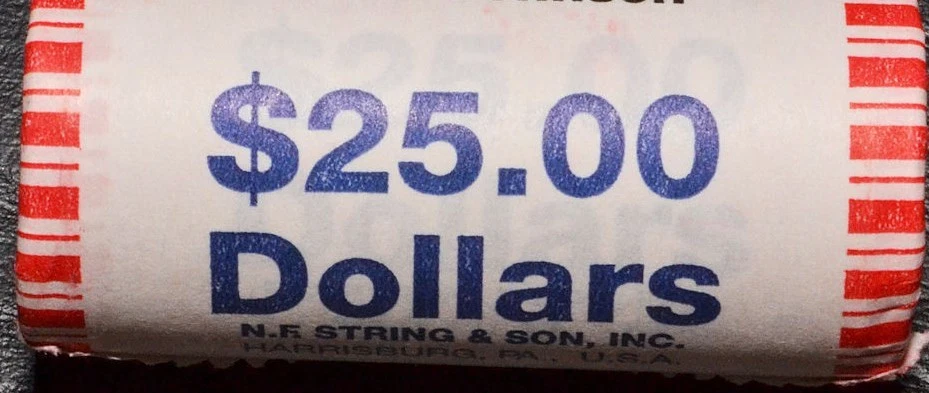 Rolo de 2008 P BU Andrew Jackson dólar de ouro - rolo de 25 - 7º presidente  - Imagem 1 de 1