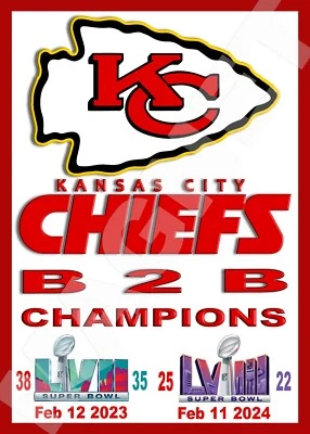 IMÁN DE NEVERA 58 KANSAS CITY KC CHIEFS CHAMPIONS NFL 2024 Foto 1 de 3