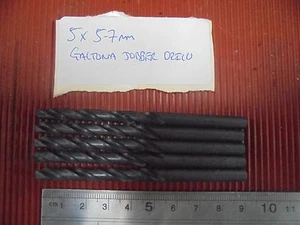 5 Unused 5.7mm Jobber Drills Made by Galtona - Imagen 1 de 1