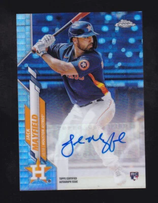 2020 Topps Chrome Jack Mayfield Rookie Autograph 14/125 #USA-JM Astros - Image 1 of 2