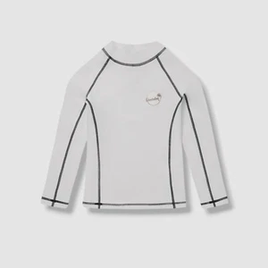 Boardies Apparel Kids Boy's White Logo Rash Guard Swimwear Size 12 - Picture 1 of 3