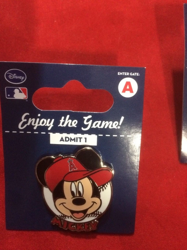 NEW Mickey Mouse Los Angeles Angels Disney Pin - Anaheim - Factory Packaged  MLB - Image 1 of 1