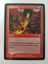 Earthquake (foil) - 7th Edition - Magic: The Gathering, MtG, (180/350), NM