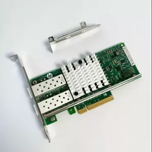 HP 560SFP+ DUAL PORT 10GB SFP+ ETHERNET ADAPTER INTEL X520-DA2 CARD 669279-001 - Picture 1 of 5