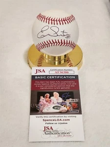 ERVIN SANTANA signed OML baseball JSA COA BRAVES ANGELS TWINS ROYALS WHITE SOX - Picture 1 of 6