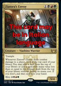 MTG ZIATORA's ENVOY EXC - INVIATO DI ZIATORA 232 - SNC - MAGIC - Picture 1 of 1