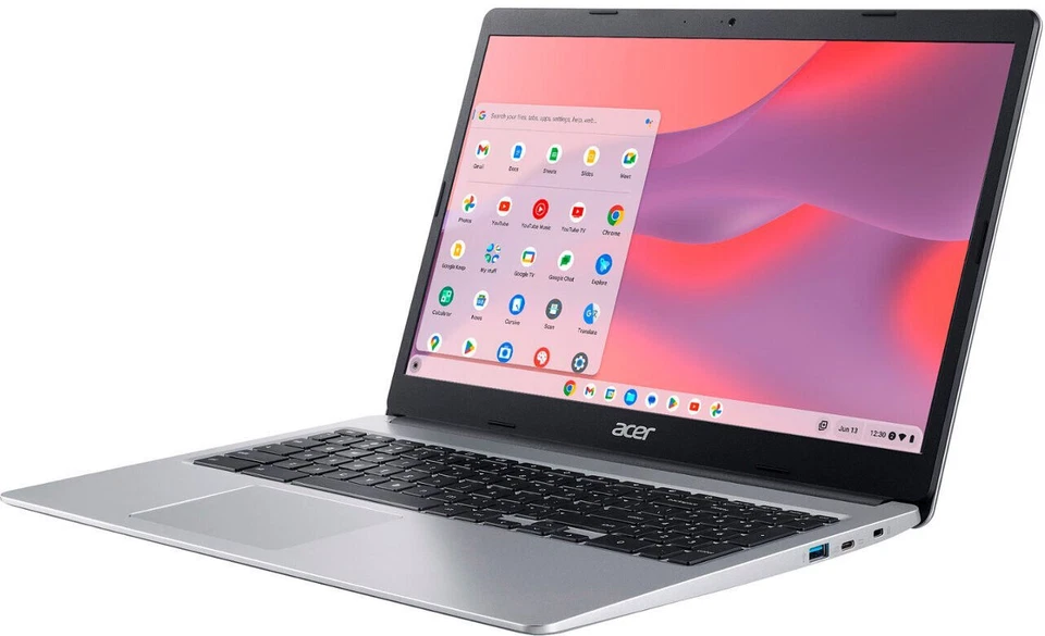 Acer Chromebook 315 15.6'' (64GB eMMC, Intel Celeron N4020, 1.10 GHz, 4GB) Laptop - Silver