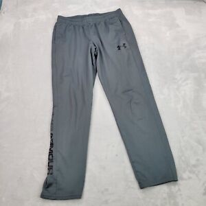Under Armour Pants Boys Extra Large Grey Sweat Jogger Fleece Athletic Youth Kids