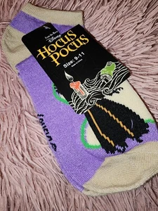 NEW Disney Halloween Hocus Pocus Ankle Socks - Picture 1 of 3