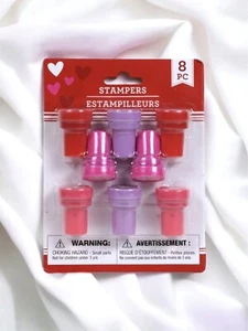 San Valentín, STAMPERS DE AMOR, paquetes de 8 piezas, rojo - Imagen 1 de 3