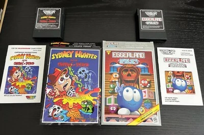 CollectorVision Sydney Hunter, Eggerland Mistery Colecovision games CIB tested! - Image 1 of 4