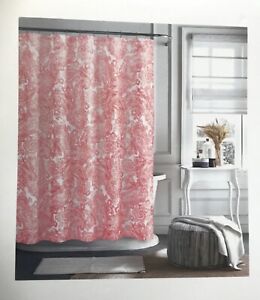 NEW Tommy Hilfiger Coral Canyon Paisley Fabric Shower Curtain