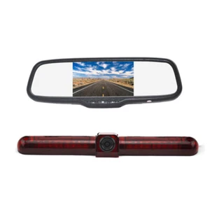 Universal Reverse Rear View Backup Camera Mirror Monitor for RV Cargo Van Bus - Picture 1 of 8