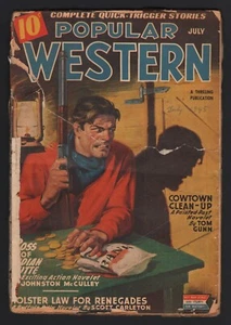 POPULAR WESTERN - Vol. XXIX #1, July 1945, GD CONDITION, 3 Complete Novelettes - Imagen 1 de 2