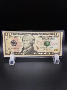 2013 - 10 Dollars bill Near Solid. - Picture 1 of 2