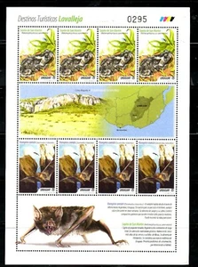 URUGUAY , 2014, FROG, BAT,  S/S  MNH,  - Picture 1 of 1