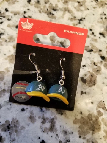 Oakland athletics 3D Earrings Cover
