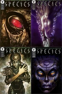 Species 1 2 3 4 Dark Horse Comics Horrorfilm 1.Auftritt John Bolton Cover - Bild 1 von 5