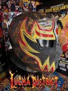 Máscara Dorada Lucha Libre Pro Grade Mask - Imagen 1 de 4