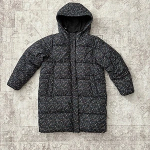 Anthropologie Numph Numavar Floral Puffer Parka Hooded Jacket Medium - Bild 1 von 16