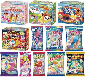 Popin Cookin 12 verschiedene pädagogische Gummibonbons-Set zum Selbermachen Kracie hergestellt in Japan - Bild 1 von 1