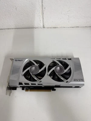 Palit GeForce GTX 570 1.25GB GDDR5 HDMI PCIe Graphics Card Used A-3 - Image 1 of 4