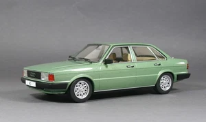Audi 80 CL Typ B2 1978 grünmetallic Waffeleisen Alufelgen 14 Zoll Umbau 1/18 - Bild 1 von 3