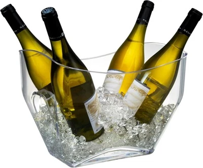 AB-14-A Bañera de Bebidas Sobre Hielo, 12.5" x 8.5" x 9.75", Transparente Foto 1 de 3