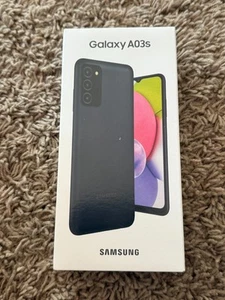 Samsung A03S SM-A037 Black 32gb Cell Phone Unlocked NEW - Picture 1 of 2