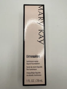 Base líquida Mary Kay TimeWise Luminous Wear beige 1 (038704) nueva en caja nueva en caja - Imagen 1 de 3