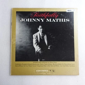 Johnny Mathis Faithfully LP Vinyl Album Record Pop - Picture 1 of 4