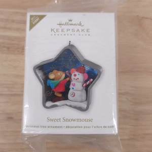 Sello "Sweet Snowmouse" Cortador de Galletas Adorno Navidad RARO 2011 Evento - Imagen 1 de 7