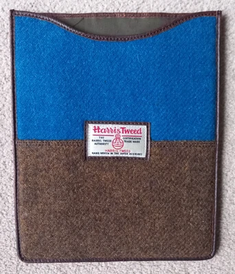 Estuche Deslizante Harris Tweed M&S Tablet Turquesa - Imagen 1 de 4