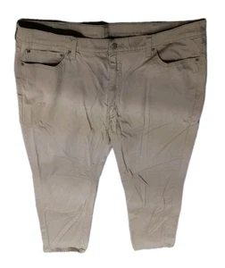 Levi's 541 Jeans Men Sz 42 X 32 (42X31) Khaki Beige Denim White Label Classic - Picture 1 of 13
