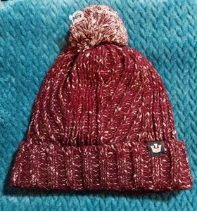 Goorin Bros. Damen One Size Fleece gefütterte Winter Beanie Mütze Burgund  - Bild 1 von 4